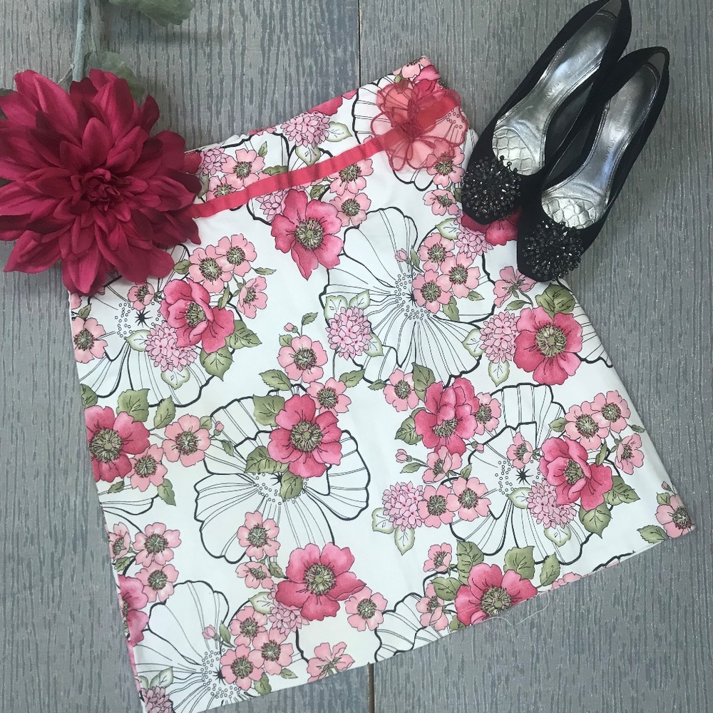☀️Biyaycda Floral Print skirt